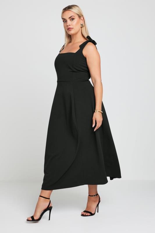 LIMITED COLLECTION Plus Size Black Midaxi Dress | Yours Clothing 5