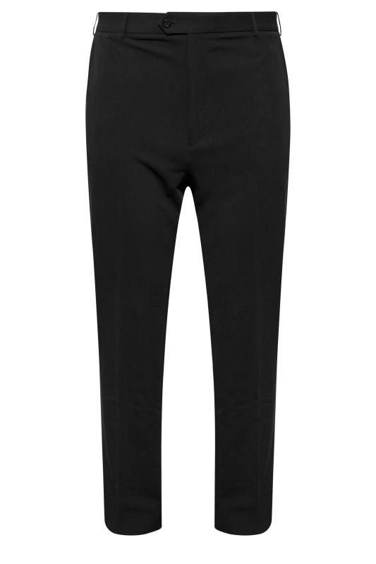 FARAH Big & Tall Black 4 Way Stretch Trousers | BadRhino 5