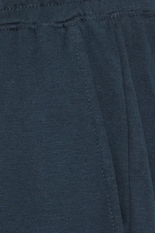 D555 Big & Tall Navy Blue Elasticated Waist Shorts | BadRhino 5