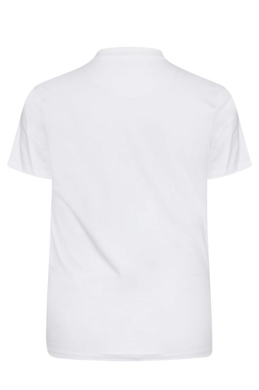 KAM Big & Tall White Carson T-Shirt 2