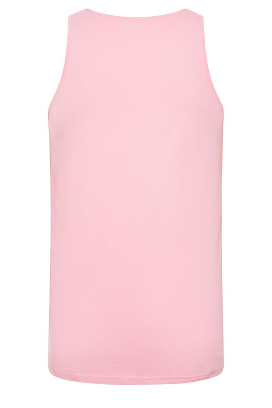 BadRhino Big & Tall Pink 'Stay Chill' Print Vest | BadRhino 4