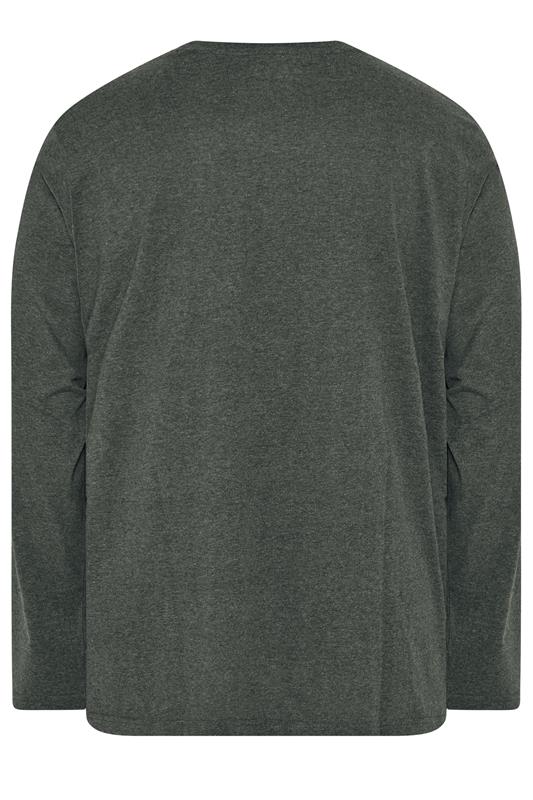 BadRhino Big & Tall Charcoal Grey Long Sleeve T-Shirt | BadRhino 6