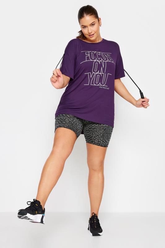 Purple Brand Abstract Bull Printed Cotton T-Shirt, T-Shirts