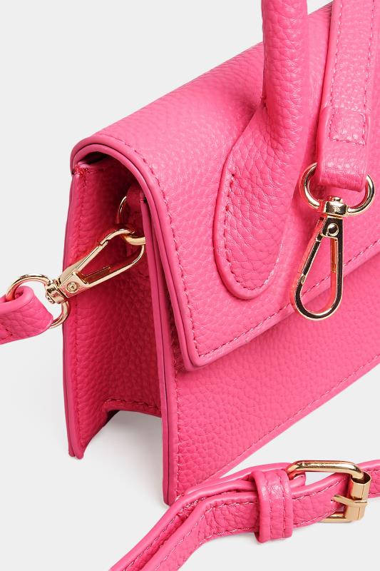 Pink Top Handle Crossbody Bag | Yours Clothing  5