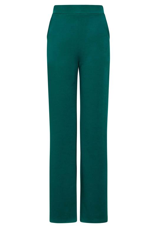 LTS Tall Women's Forest Green Scuba Wide Leg Trousers | Long Tall Sally 5