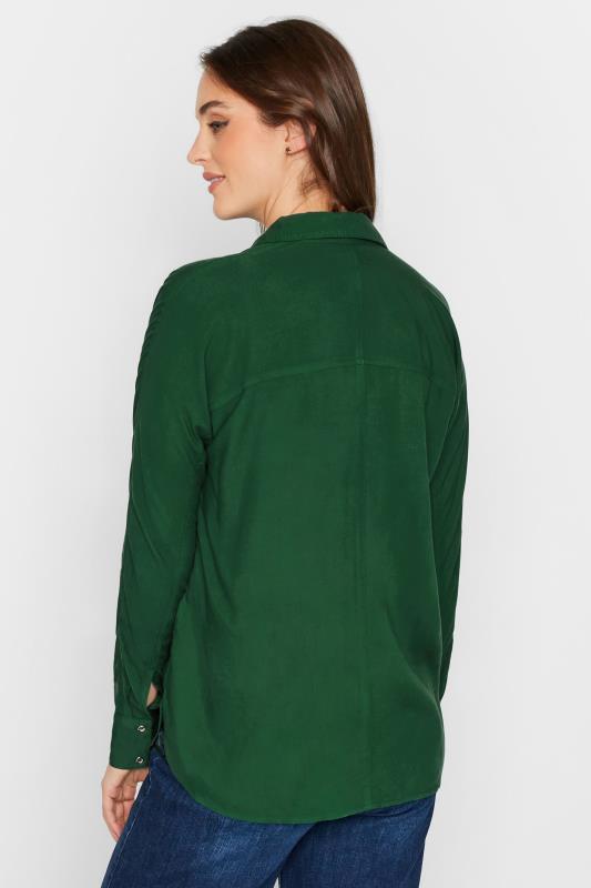 LTS Tall Women's Forest Green Long Sleeve Shirt | Long Tall Sally 3