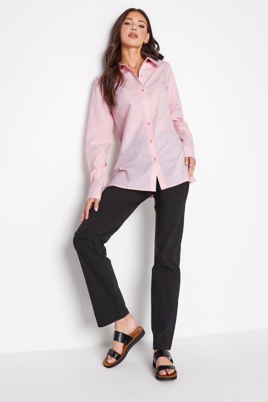 LTS Tall Blush Pink Fitted Cotton Shirt 2