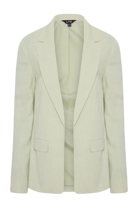 LTS Tall Women's Sage Green Linen Blend Blazer | Long Tall Sally  7