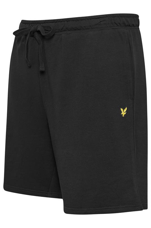 LYLE & SCOTT Big & Tall Black Jogger Shorts | BadRhino 5