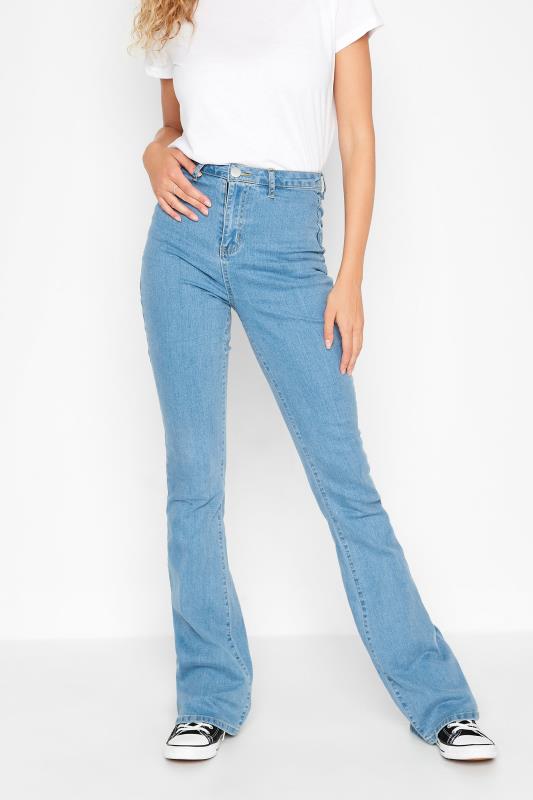 Tall  LTS Tall Blue Stretch Flared Jeans