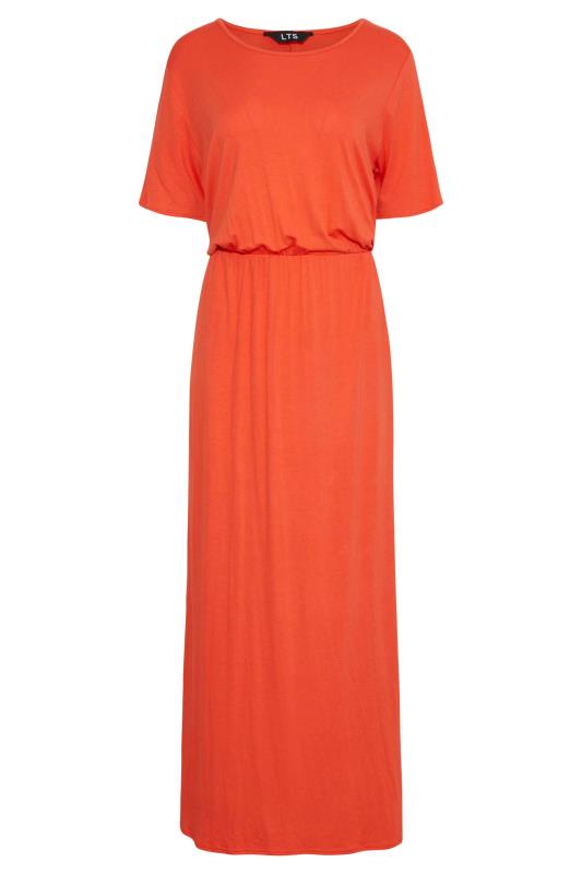 LTS Tall Orange Pocket Midaxi Dress 6