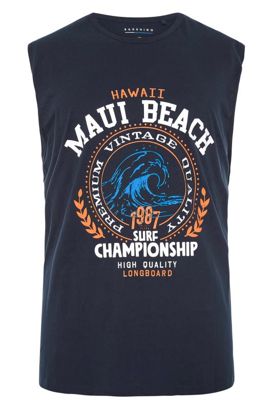 BadRhino Navy Maui Beach Muscle Vest_F.jpg