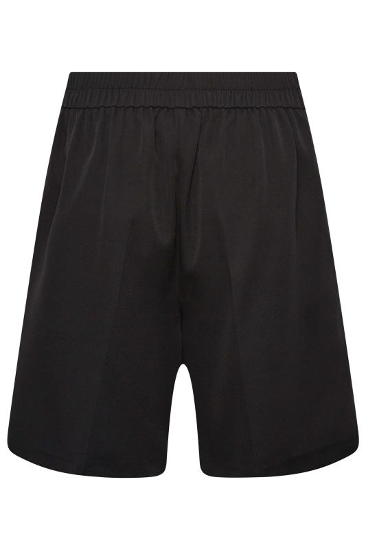 YOURS Plus Size Curve Black Tailored Shorts | Yours Clothing  5