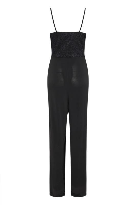 LTS Tall Women's Black Lace Cami Jumpsuit | Long Tall Sally 7