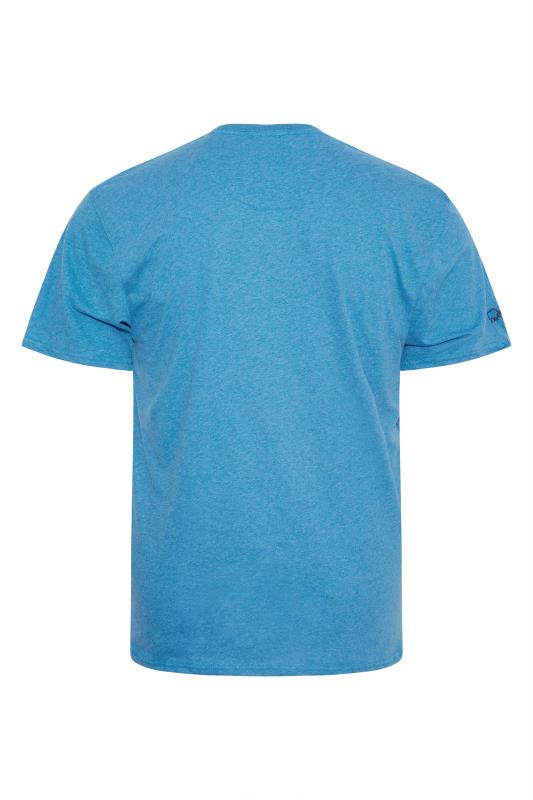 RAGING BULL Blue High Build T-Shirt | BadRhino 3