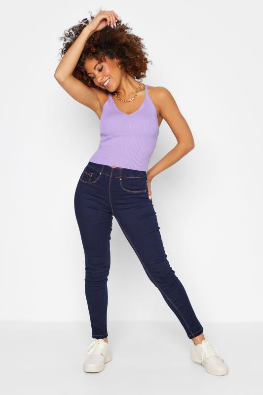 Petite Lilac Purple Knitted Cami Top 2