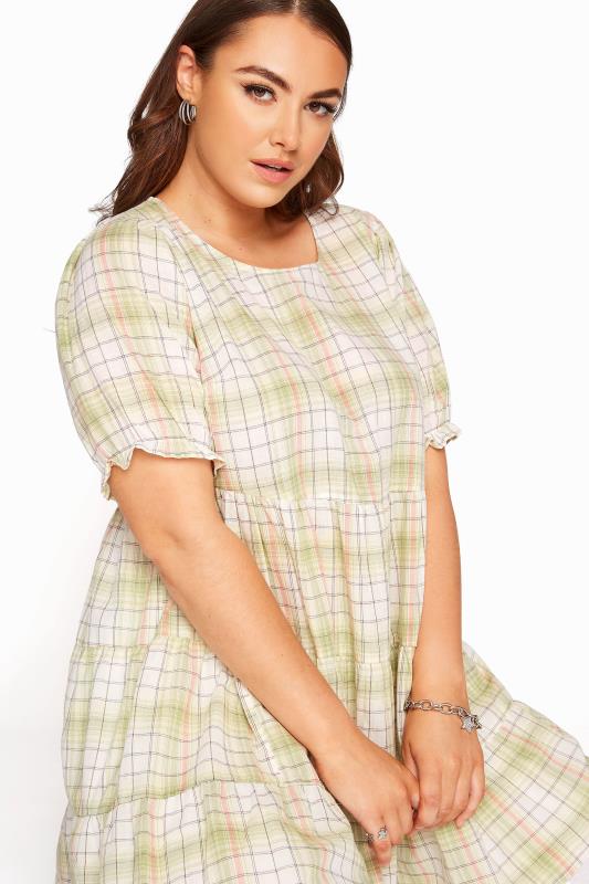 LIMITED COLLECTION Mint Check Tiered Tunic Top_D.jpg