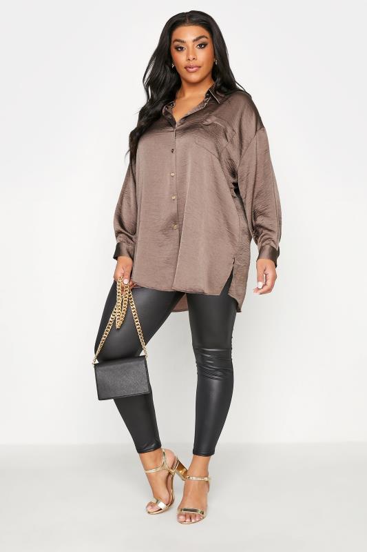 Plus Size YOURS LONDON Mocha Brown 