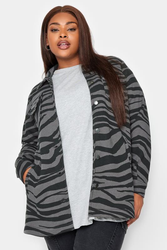  Grande Taille YOURS Curve Zebra Print Shacket