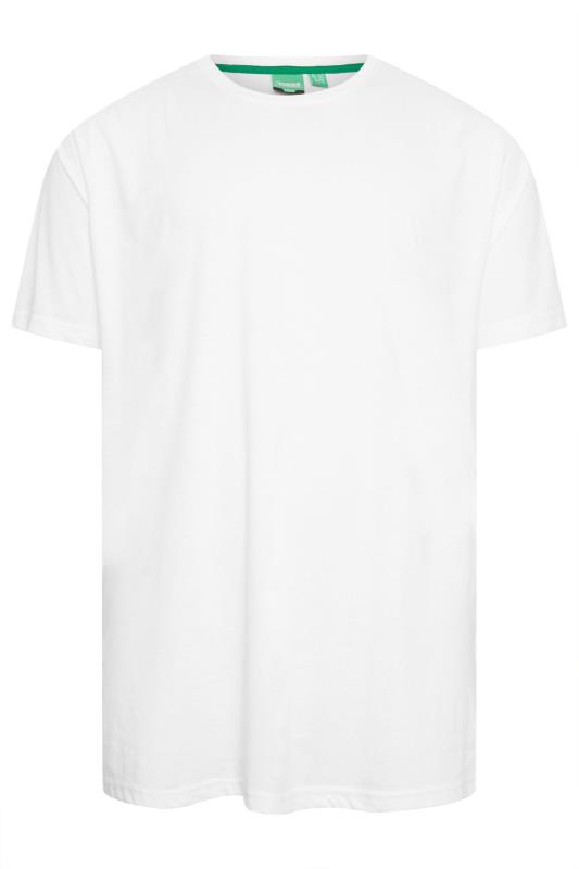 D555 2 PACK Grey & White Crew Neck T-Shirts | BadRhino 4