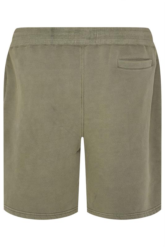 BadRhino Big & Tall Black Japanese Printed Jogger Shorts | BadRhino 6