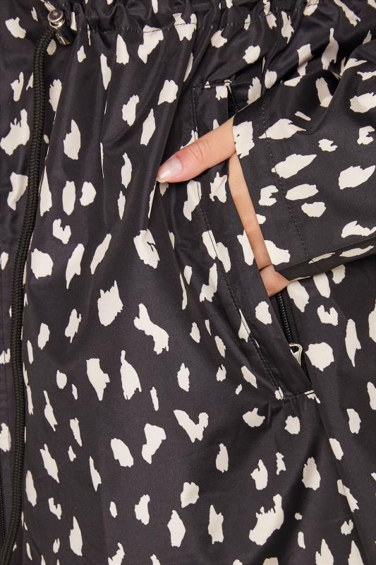 LTS Tall Women's Black Dalmatian Print Pocket Parka | Long Tall Sally  6