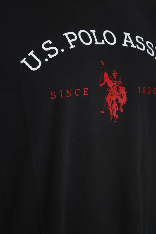 U.S. POLO ASSN. Big & Tall Black Graphic Logo T-Shirt 2