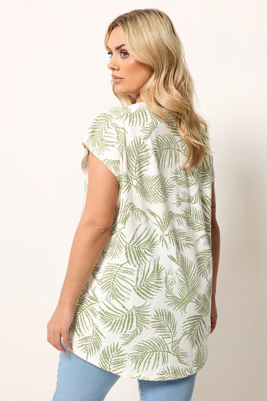 YOURSET 3 PACK Plus Size Green Palm Leaf & Zebra T-Shirts | Yours Clothing 7