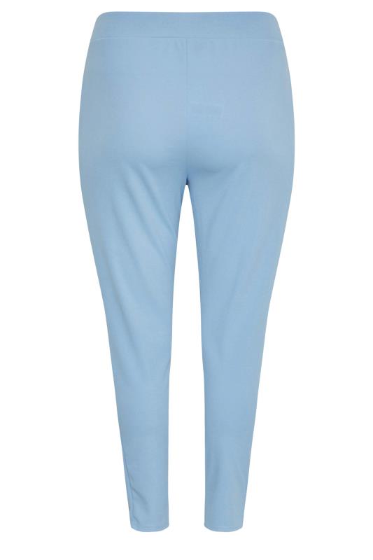 Curve Light Blue Tapered Trousers 6