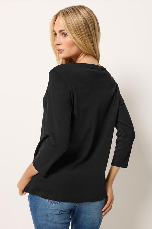 M&Co 2 PACK Black & White Cotton Tops | M&Co  6