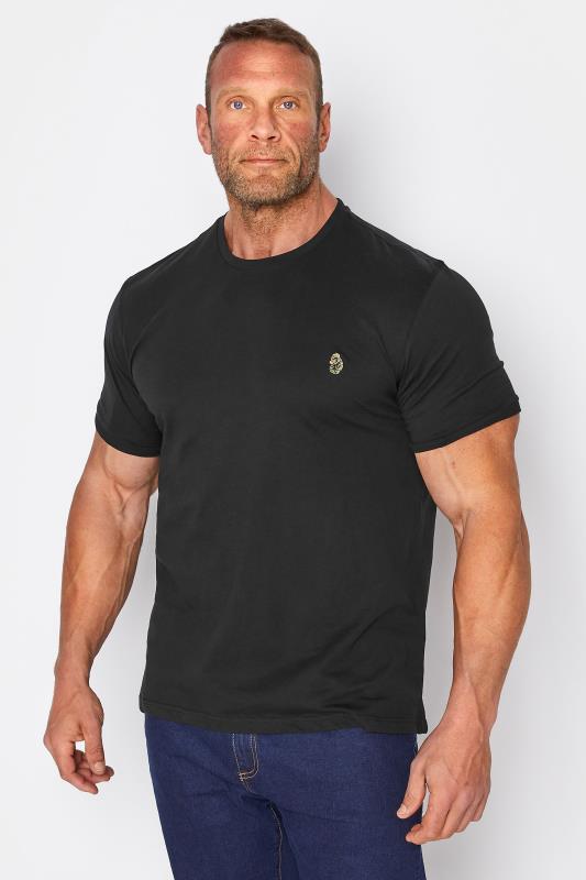 Plus Size T-Shirts LUKE 1977 Big & Tall Black Traff Core T-Shirt