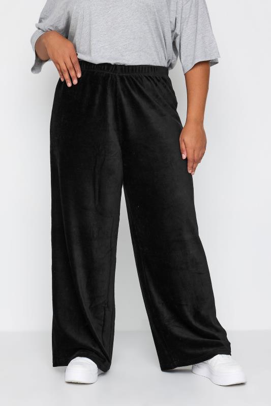 Plus Size Wide Leg Trousers | Palazzo Trousers | Yours Clothing