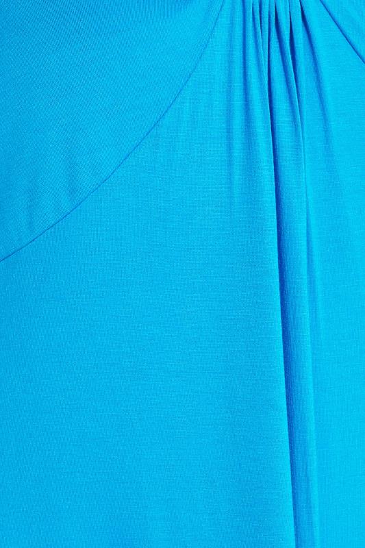 LIMITED COLLECTION Curve Bright Blue Ring Detail Midaxi Dress 5