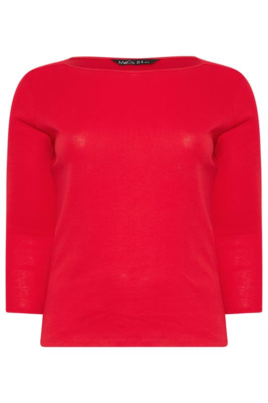 M&Co Red Cotton Top | M&Co 5