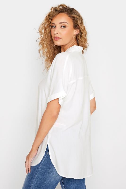 LTS Tall Women's White Short Sleeve Shirt | Long Tall Sally 3
