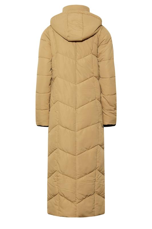 LTS Tall Womens Light Brown Maxi Puffer Coat| Long Tall Sally 7