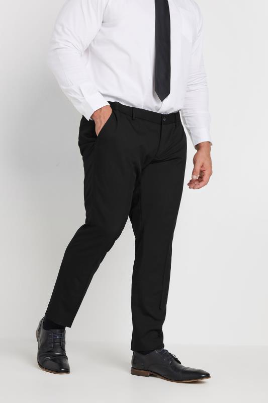 JACK & JONES Big & Tall Black 'Franco' Suit | BadRhino 3