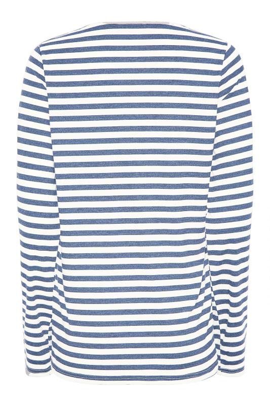 LTS Tall Navy & White Stripe Long Sleeve T-Shirt_BK.jpg