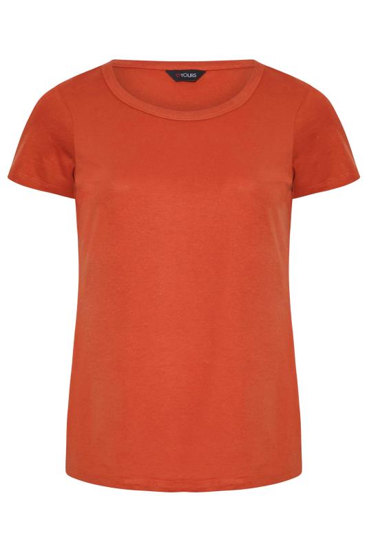 Curve Orange Short Sleeve T-Shirt 5