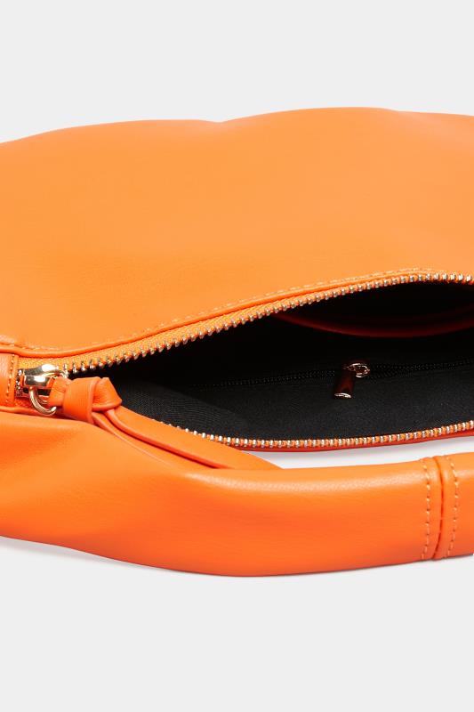 Orange Slouch Handle Bag 5
