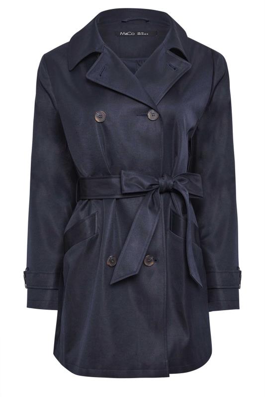M&Co Navy Blue Trench Coat | M&Co  6
