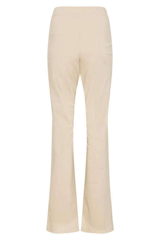 LTS Tall Beige Brown Stretch Bootcut Trousers 5