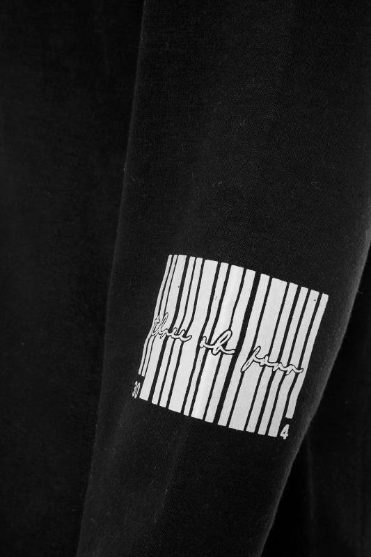 304 CLOTHING Big & Tall Black Barcode Sweatshirt 3