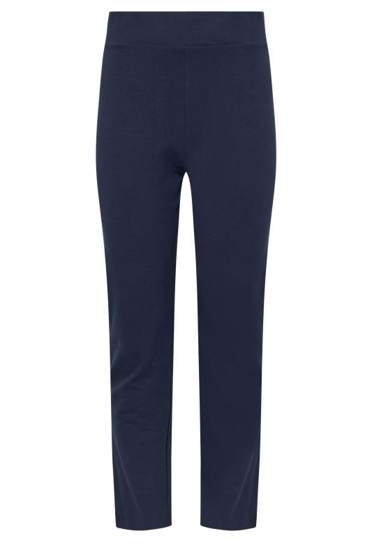 M&Co Navy Blue Slim Leg Yoga Pants | M&Co 5