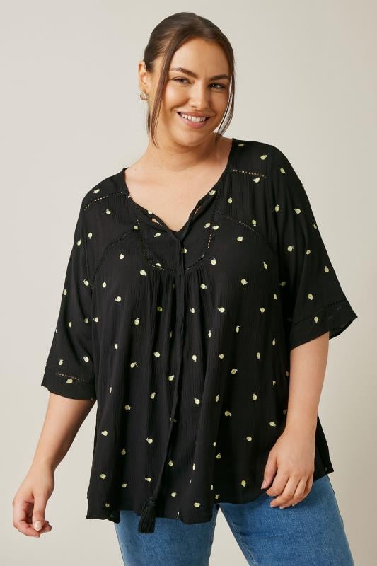 Lemon Festival Top Black 1