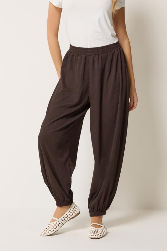  M&Co pantalones bombachos marrón chocolate
