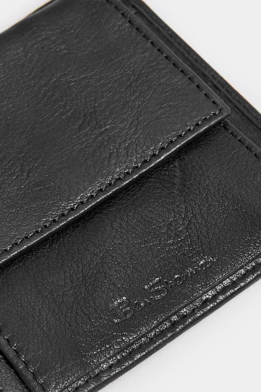 BEN SHERMAN Black Leather 'Wilder' Bi-Fold Wallet | BadRhino 3