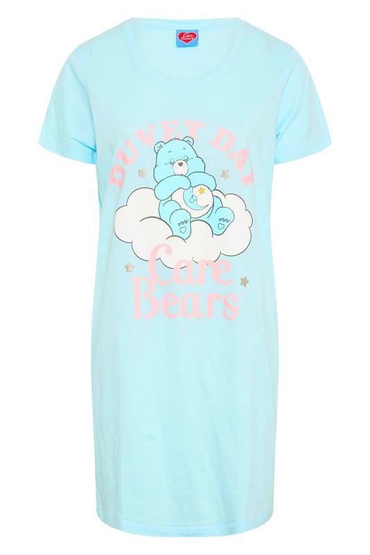 Plus Size Blue Care Bears 'Duvet Day' Nightdress | Yours Clothing 5