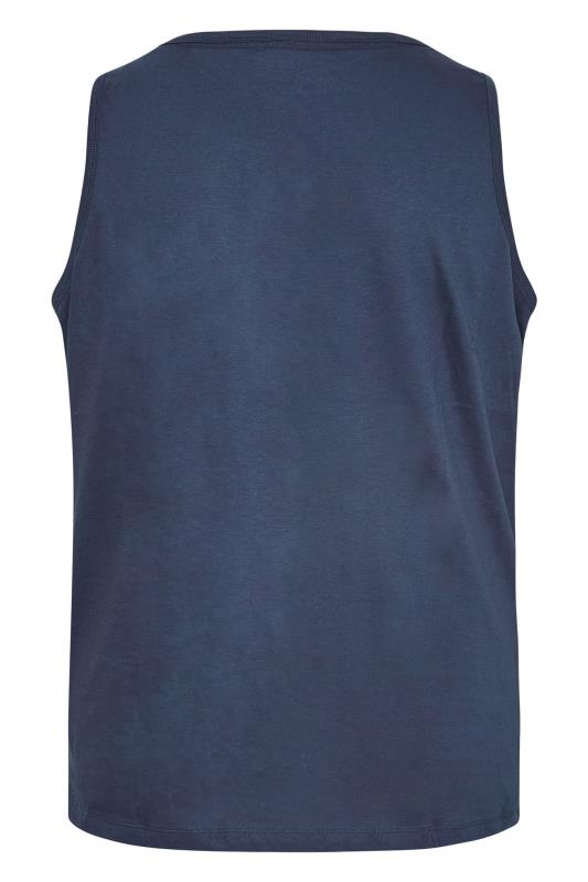 BLEND Big & Tall Navy Blue Original Vest 3