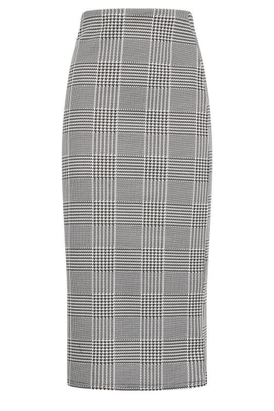 LTS Tall Women's Black Check Print Midi Skirt | Long Tall Sally 5